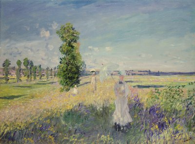El paseo (Argenteuil), c.1872-75 de Claude Monet